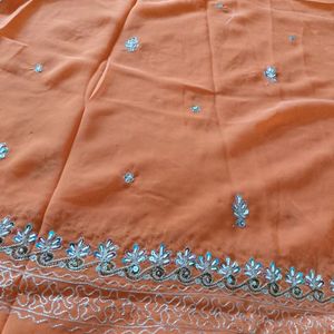 Unstiched Lahenga Choli Fabric With Dupatta