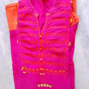 Khadi Pure Cotton Designer Kurti