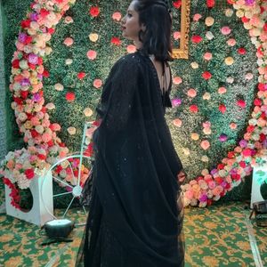 330. Black Sequinned Lehenga Choli