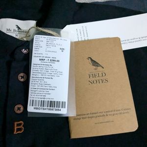 Mr Bowerbird Black Polo Tshirt New With Tag