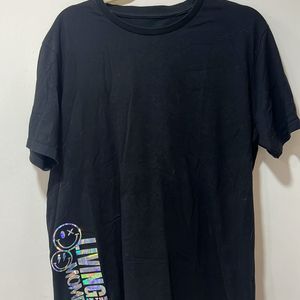 Smiley World Black Tshirt