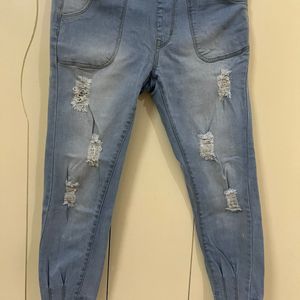 Funky Blue boyfriend jeans