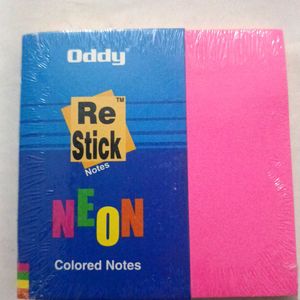 Oddy Sticky Neon Colored Notes