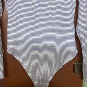 H&M Wrap Over Bodysuit Size (M)