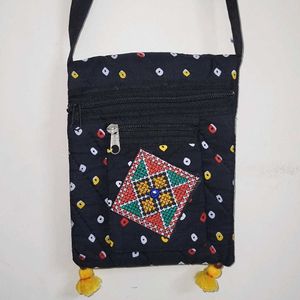 Colourful Embroidered Sling Bag✨️