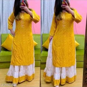 Kurti With Skirt