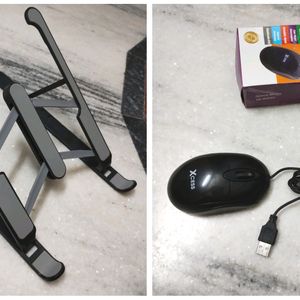 Laptop Stand & Mouse ✨ 30₹ Discount