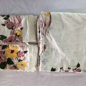 Off White Printed Bedspread Set