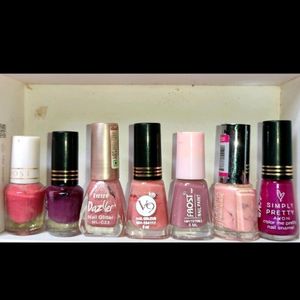 Combo Of 9 (8 Nail Polish & 1 Foundation)