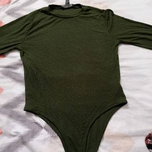 OLIVE GREEN BODYSUIT