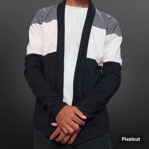 MENS COLOUR BLOCK SHRUG