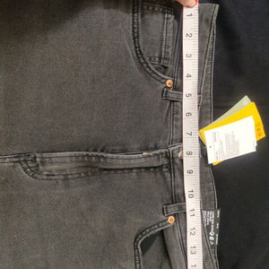 H&M Black Faded High Rise Casual Jeans (Women)