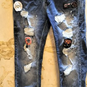 Fendi RomaBranded Jeans For 11 Years Old Boy.