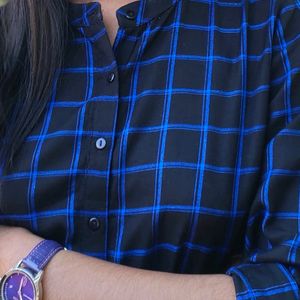 Blue Checked Shirt