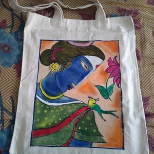 Hand Painted Tote Bag