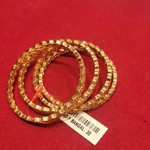 Gold Covering Bangles For Women