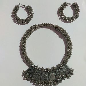 Oxidised Jwellery Set