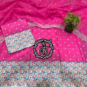 BEAUTIFUL COTTON PRINT RAJPUTI SUIT