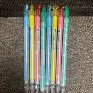 Lead Pencils With Crystal On Top Pack Of 8