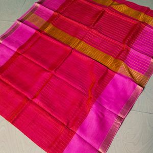 Pure Uppada Cotton Blend Saree