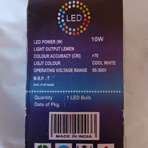 *Cash Offer Buy One Get 1 Free* New 10W LED Bulb