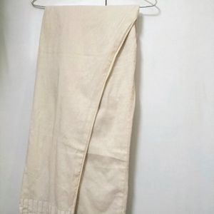 Om Sai Latest Creation Off-white Kurta Pant Set