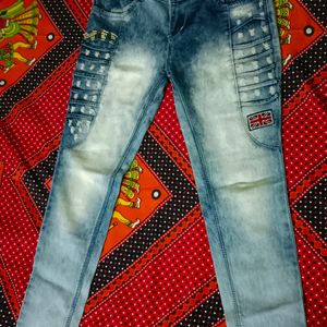 Ankle Length With 2 Button Jeans