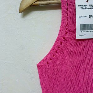 Trendy New Pink Tank Top For Women