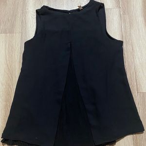 Black Chiffon Formal Top