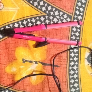 Electric Hair Curler And Straightener