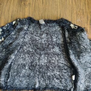 Black Woollen Cardigan