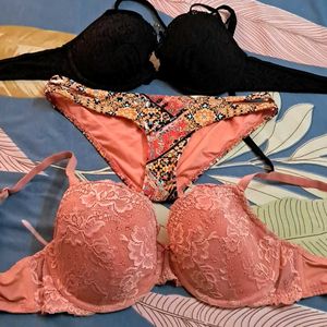 Combo Of  Hnm  Beach Wear  Bra N Panty