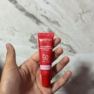 Barrier repair ceramide plus peptide lip balm