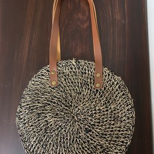 Black and Brown | Beach Crochet Bag | Bali