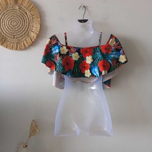 Tropical Crop Top From Italy