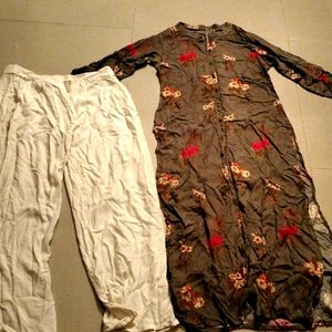 Floral Kurta + Plazzo