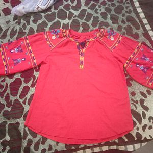 Brand New Top With Bell Sleeves From Singapore