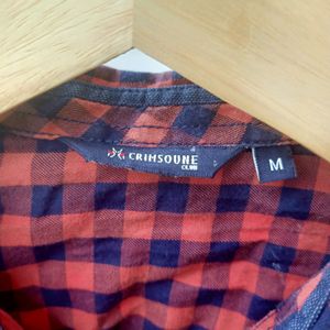 Checkered Crimsoune Club Shirt