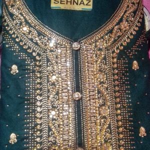 Embroidery Work Unstitched Suit Dress Material