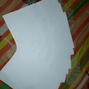 A4 Size Stickers Paper Sheet (Unruled) White Printer Xerox Stickers 20 Sheets