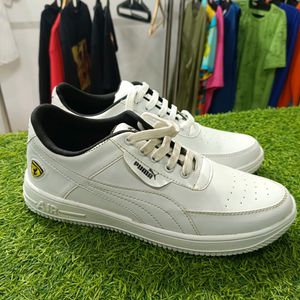 White Casual Shoes For Mens