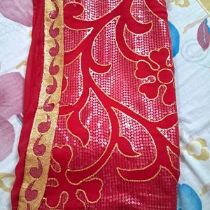 Beautiful All Over Work Saree For Wedding