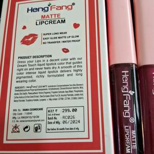 Lipstick Combo Of 8 ( Heng Fang)