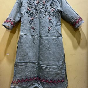 Berrylicious Pista Green Kurta Set Size XL