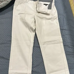 Indian Terrain White Cotton Pants