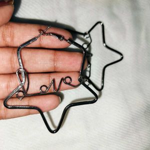 Star Shaped Hoops