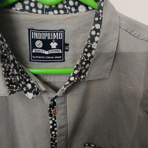 Indoprimo Grey Coloured Shirt