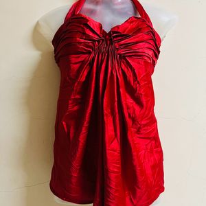 Vintage Pintrest Padded Red Rose Corset 🌹