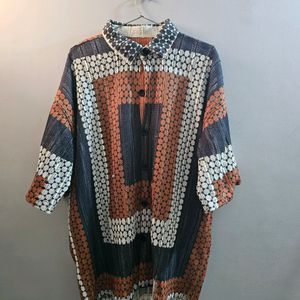 Zara Store Crochet Shirt