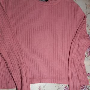 Long Sleeved Ribbed Top